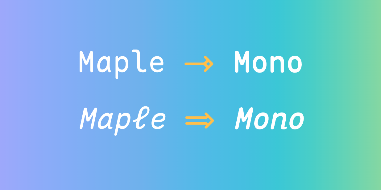 maple-font