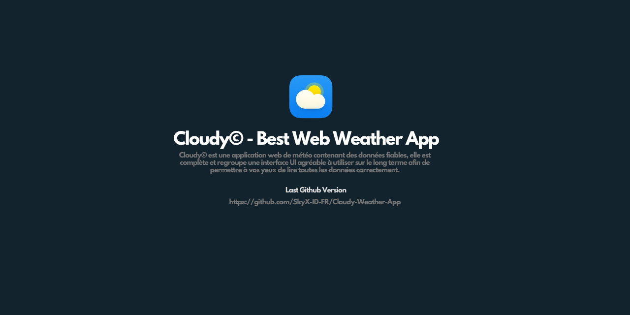 Cloudy-Weather-App