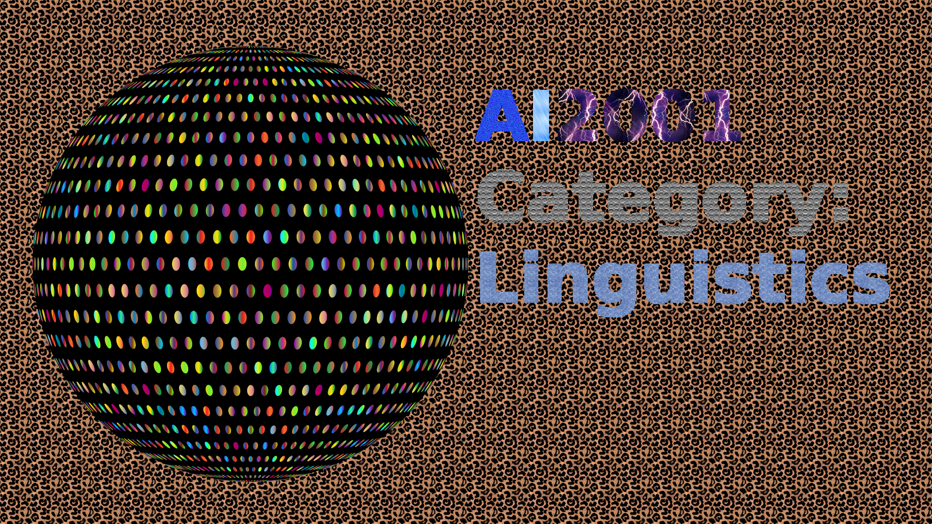 AI2001_Category-Linguistics