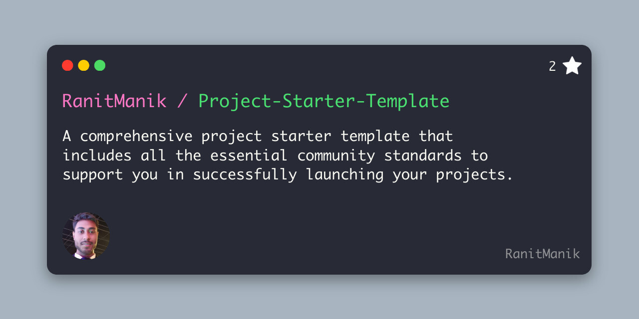 Project-Starter-Template