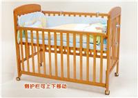 供应月亮船环保婴儿床 moonbay y112 木质婴儿床