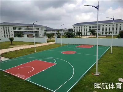 普通篮球场价格 幼儿园地板刷漆 晖航球场刷面漆 学校操场地坪漆