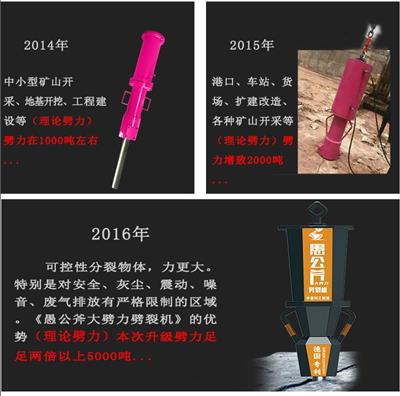 贵州遵义：石材场开采离高速公路太近不能放炮怎么办破裂机静态破裂