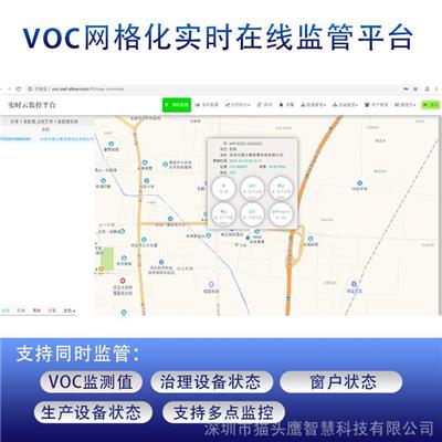 VOC 网格化环境监测系统环境监测云平台猫头鹰挥发性有机物VOC在线分析仪