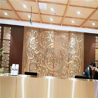 东莞青铜立体壁画选择 金属质感 别墅壁画