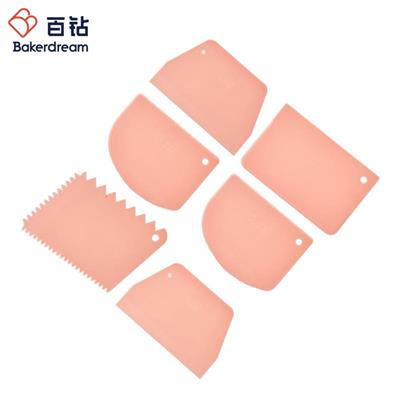 百钻烘焙刮板家用切面团工具抹蛋糕奶油做煎饼肠粉专用塑料小器具