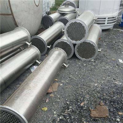 回收二手板式换热器 30平方全316冷凝器 招标植物油厂设备
