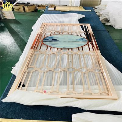 江苏豪华铜屏风 窗花