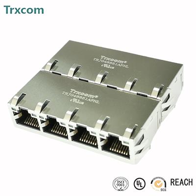 泰瑞康RJ45水晶头系列贴片RJ45多口集成隔离变压器价格可议