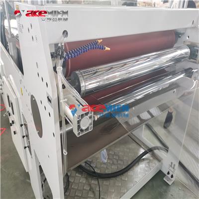 PLC触摸屏控制 艾成机械 PVC/PC透明瓦彩色波浪板生产线