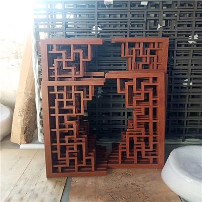 门楼墙面复古装饰铝挂落 古铝窗花 厂家定制