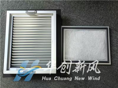 华创新风 防水防尘百叶窗 通风过滤