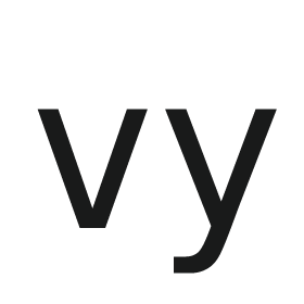v and y