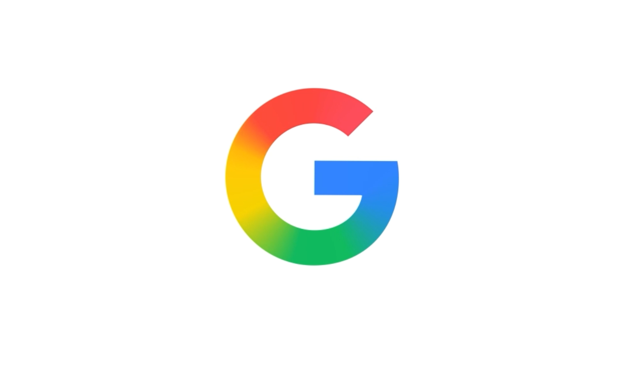 Kolorowe logo Google w kształcie litery G na białym tle