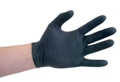 100 Handschuhe Nitril Größe S schwarz ungepudert