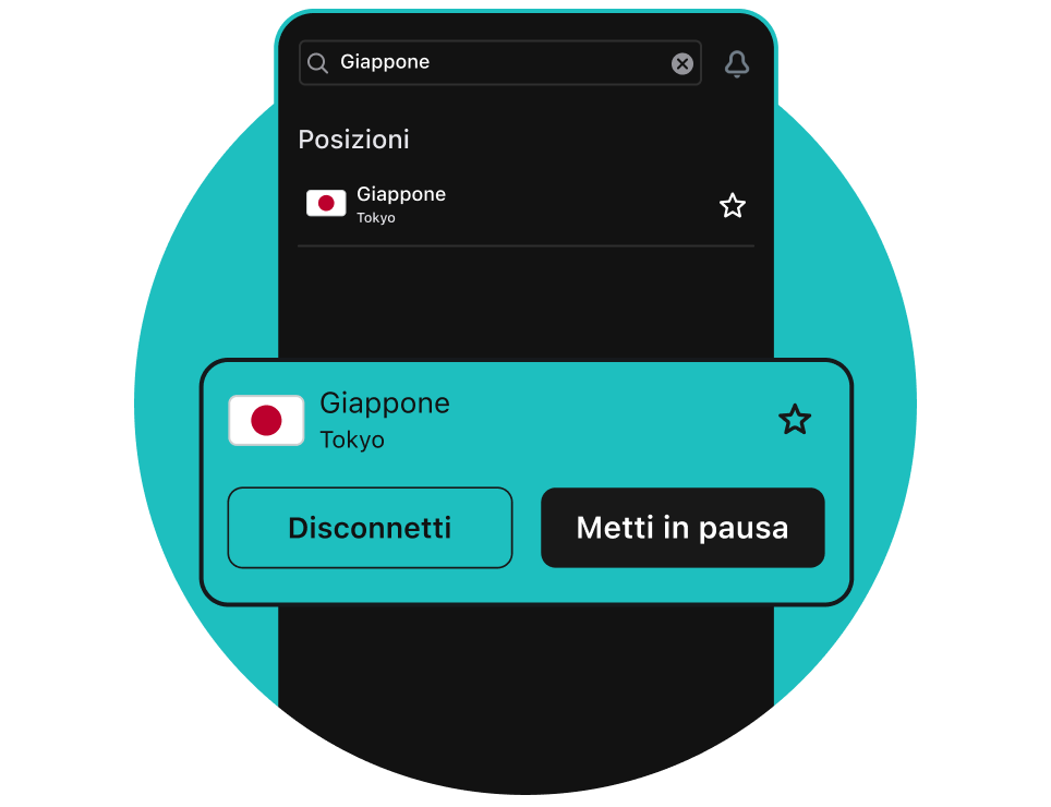 Protezione VPN per il Giappone a portata di clic